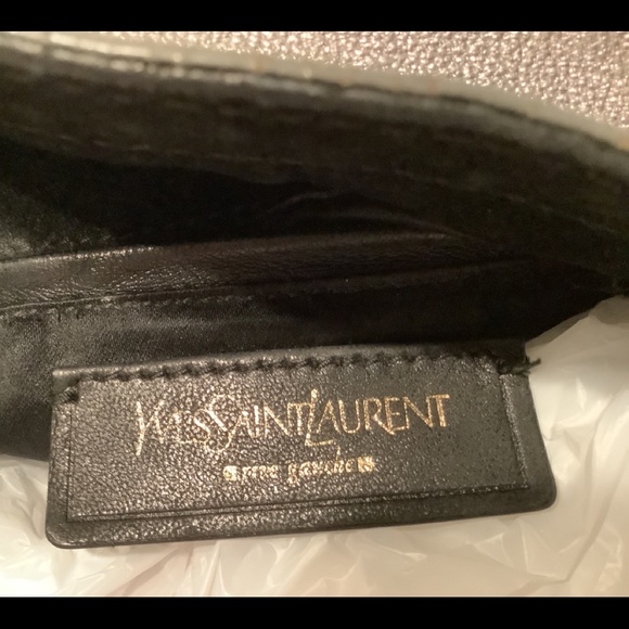 Yves Saint Laurent Downtown Silver Large Bag Tote - Picture 4 of 13